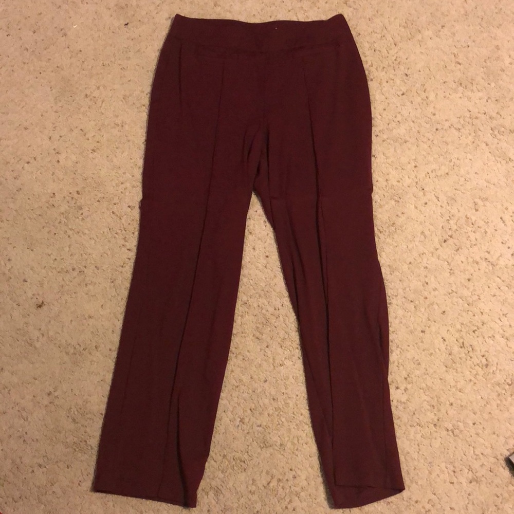 Maroon slacks